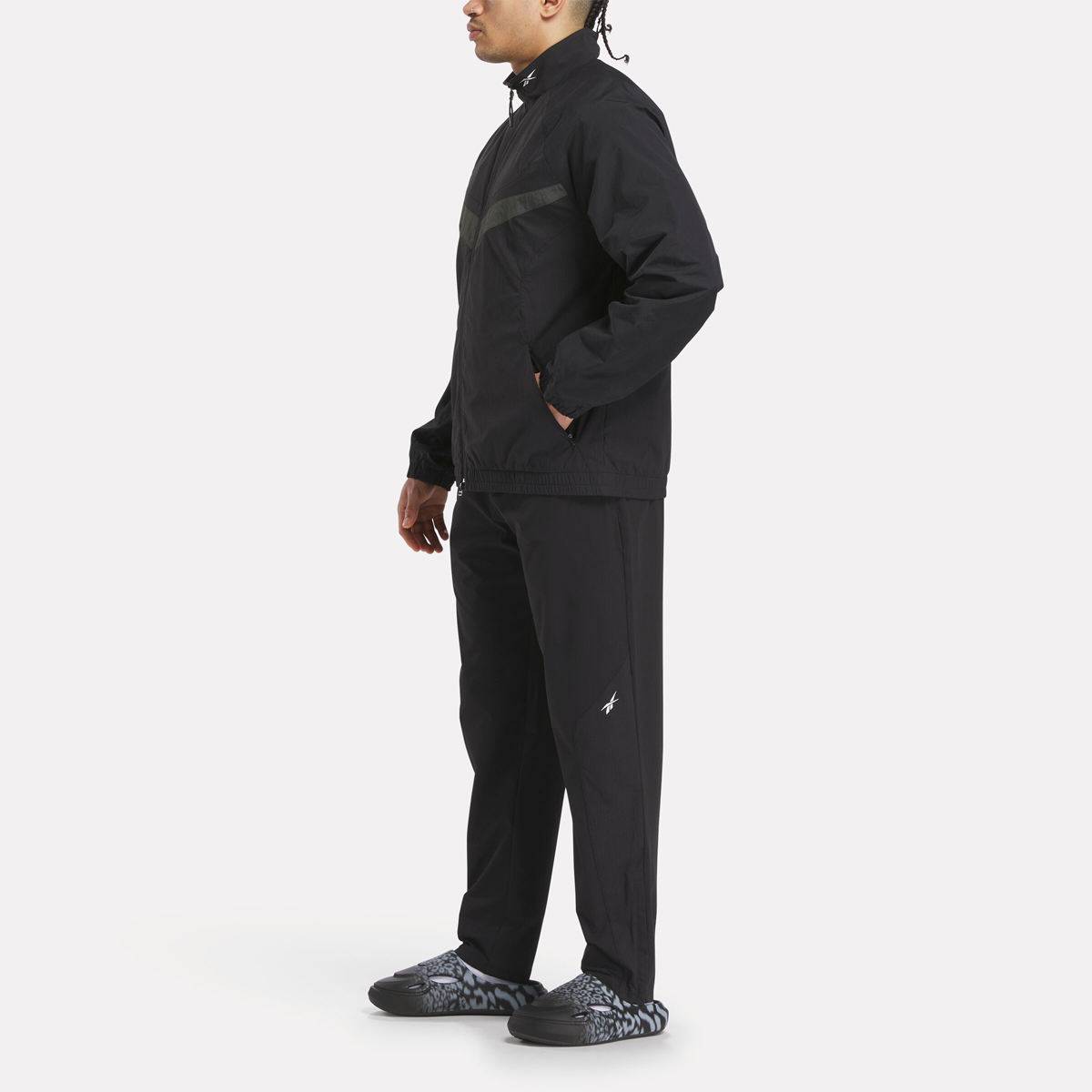 Pants Relaxed Fit Reebok Negro para Hombre image number null