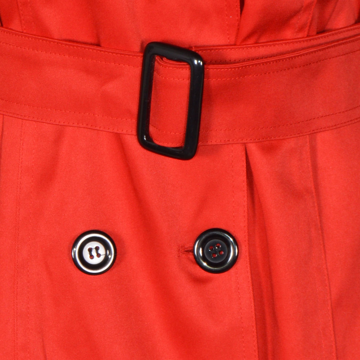 Gabardina lisa con cintur&oacute;n y capucha Philosophy para mujer image number null