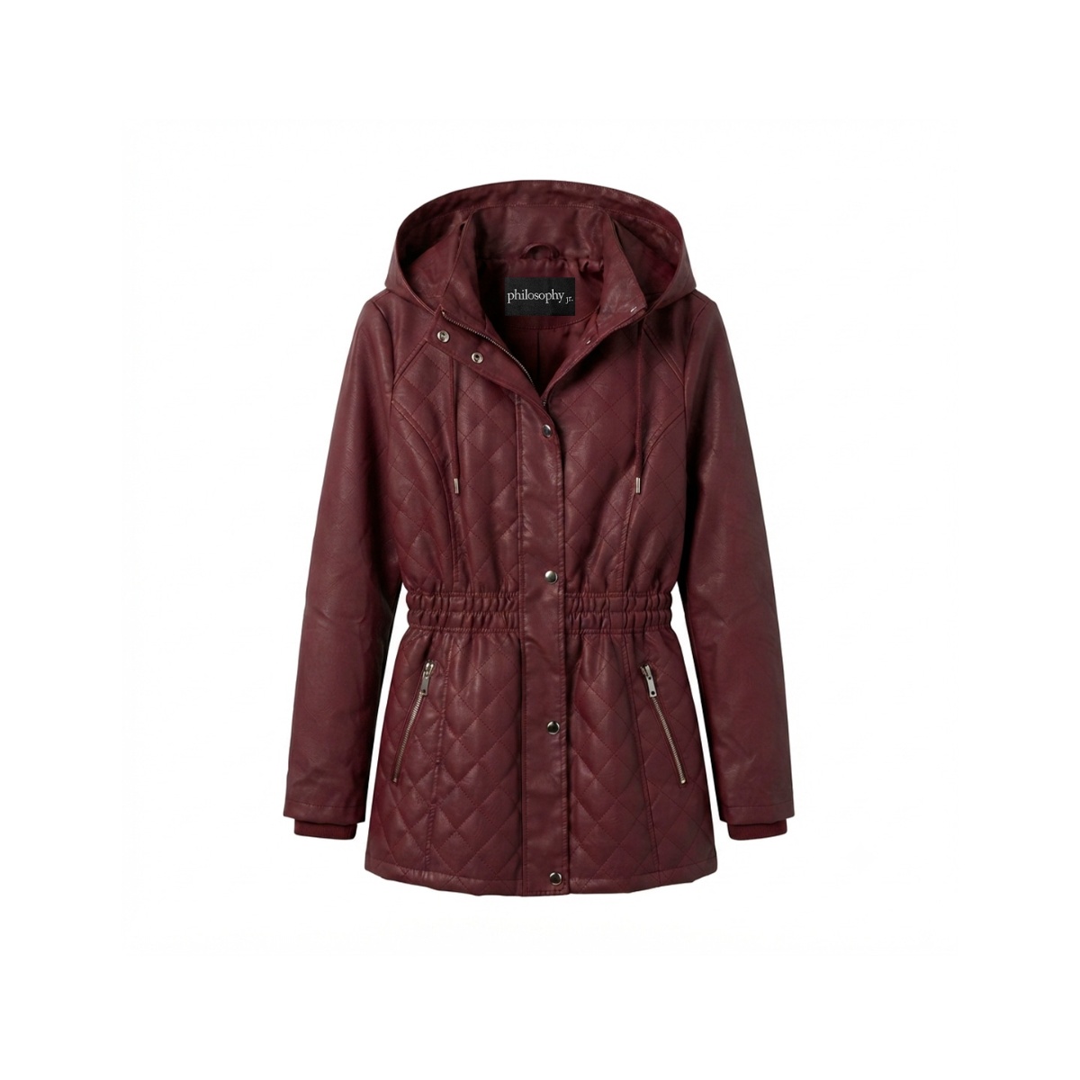 Chamarra De Pu Con Capucha Philosophy Para Mujer Junior image number null