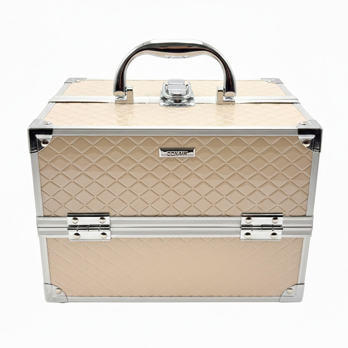 Caja Dura Quilted Cream Modella image number null