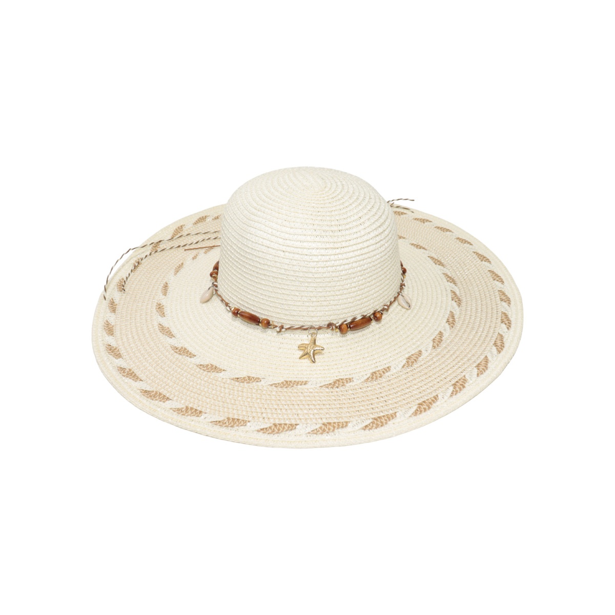 Sombrero De Playa Con Conchitas B Phi By Philosophy Jr image number null