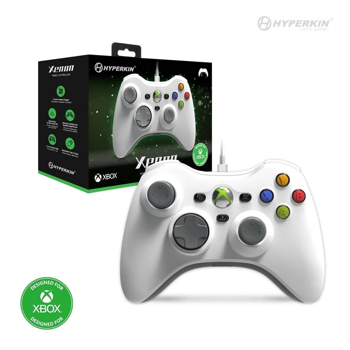 Control Alambrico Hypk Xenon para Xbox series X image number null