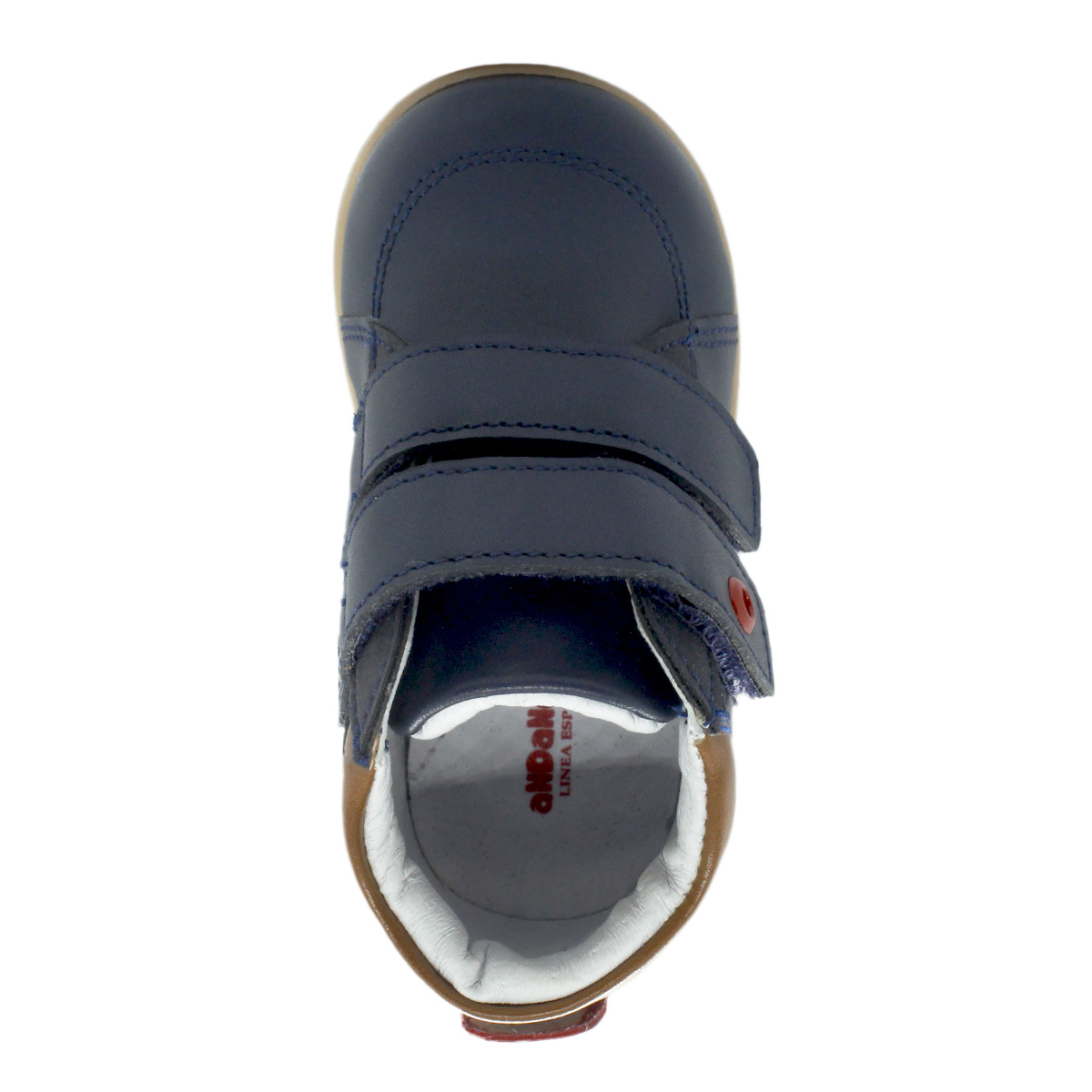 Zapato Con Velcro 12-15 Azul Andanenes image number null