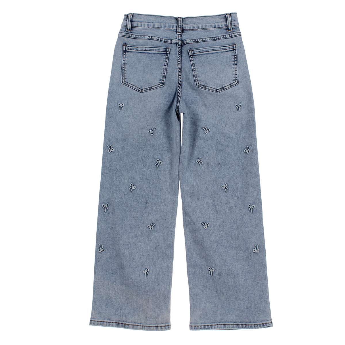 Jeans Mezclilla Bordada Mo&ntilde;os Jeanious para Ni&ntilde;a image number null