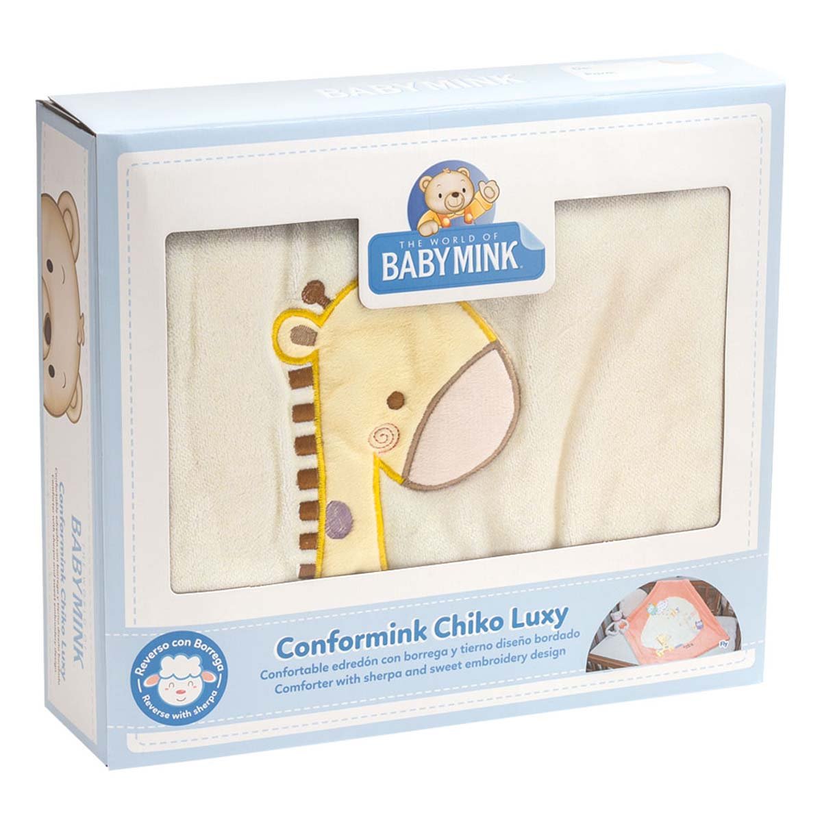 Cobertor Conformink Chiko Luxy Rosa Fly&nbsp;Baby Mink&nbsp;&nbsp;&nbsp;&nbsp;&nbsp;&nbsp; image number null
