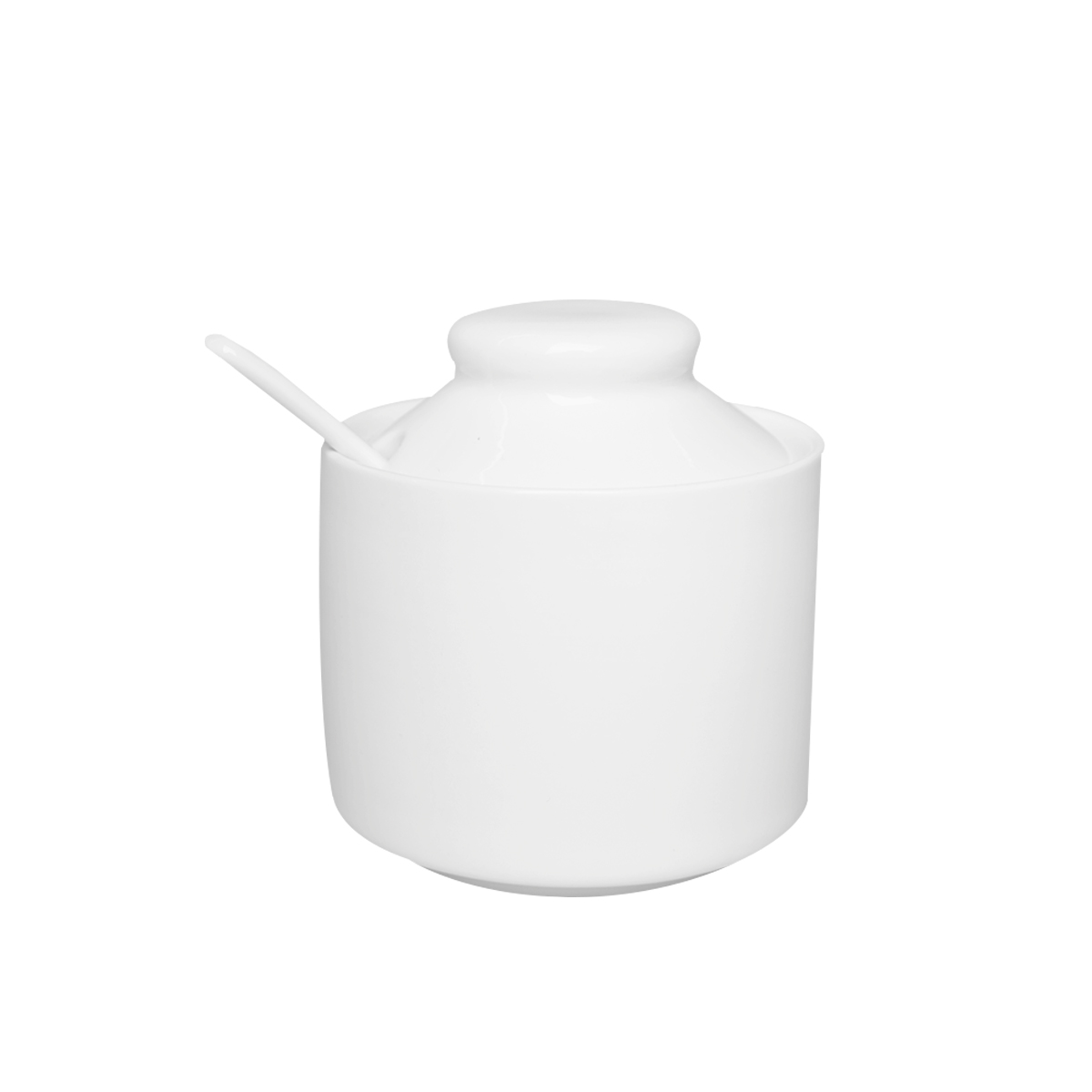Azucarera con Tapa y Cuchara Porcelana Chefmaker image number null