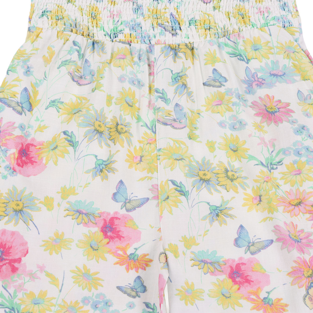 Jumpsuit Floral Estampado Lino Algod&oacute;n JEANIOUS para Ni&ntilde;a image number null