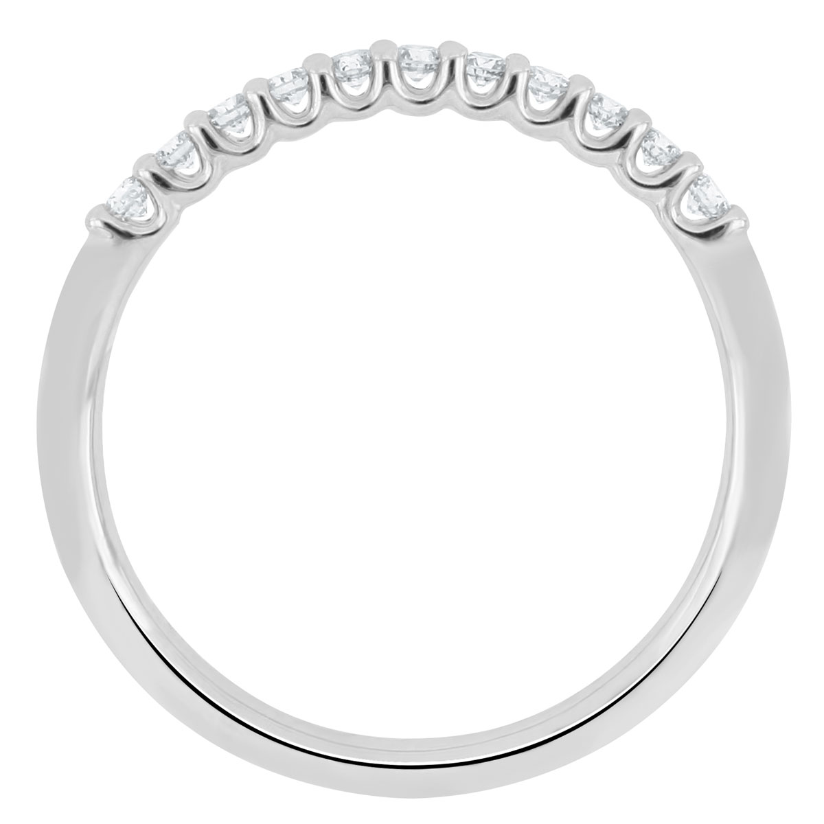 Churumbela Oro Blanco 14K y 0.20 Qts Diamante Romanza image number null