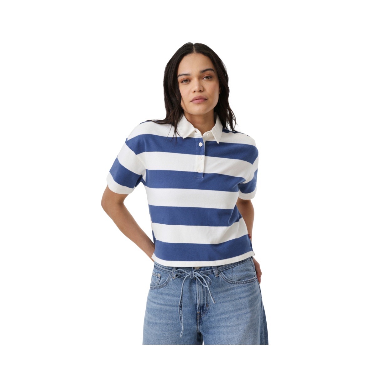 Playera Aries Rugby Polo Levi&acute;s para Mujer Junior image number null
