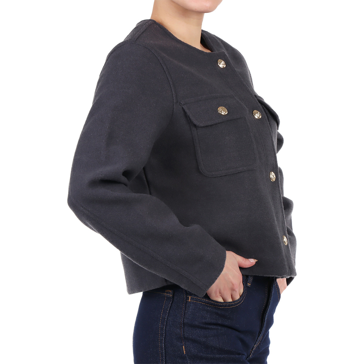 Saco Chaqueta con Botones Lifestyler para Mujer Petite image number null