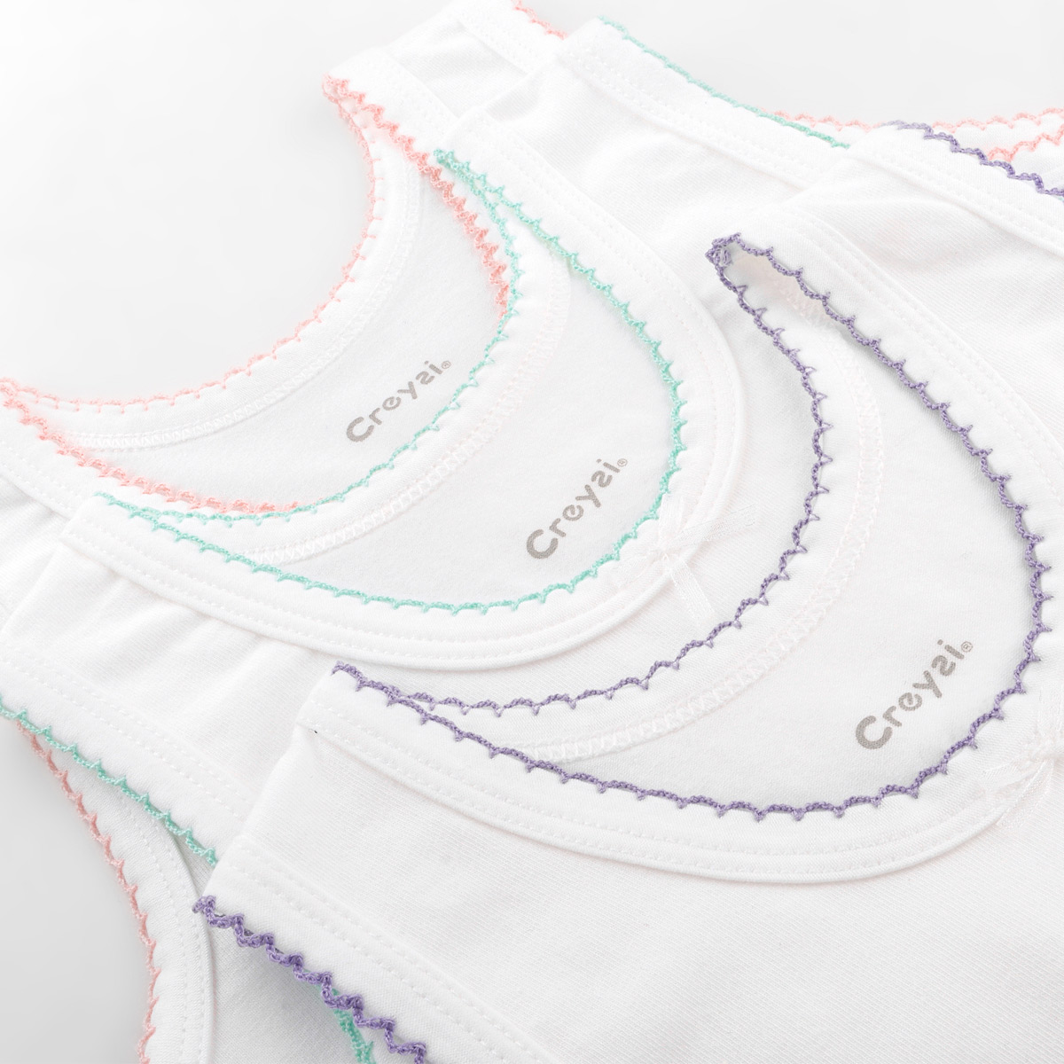 Set 3 Pack Camisetas Baby Creysi para Ni&ntilde;a image number null