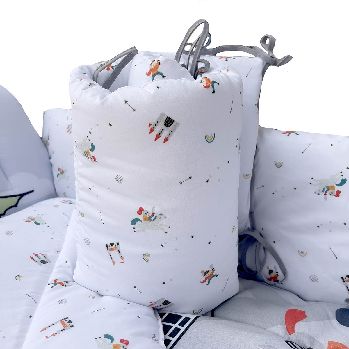 Juego de Cuna 70x130 Polo One By Inbed Color Perla image number null