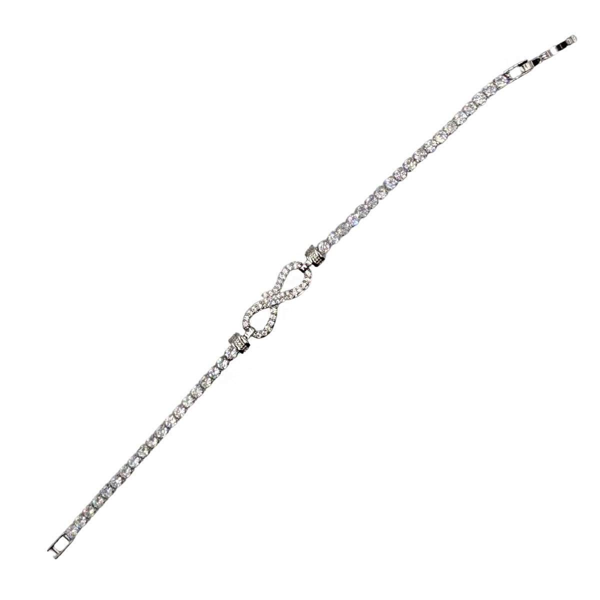 Pulsera Infinito Plateado Aktuales Para Mujer image number null