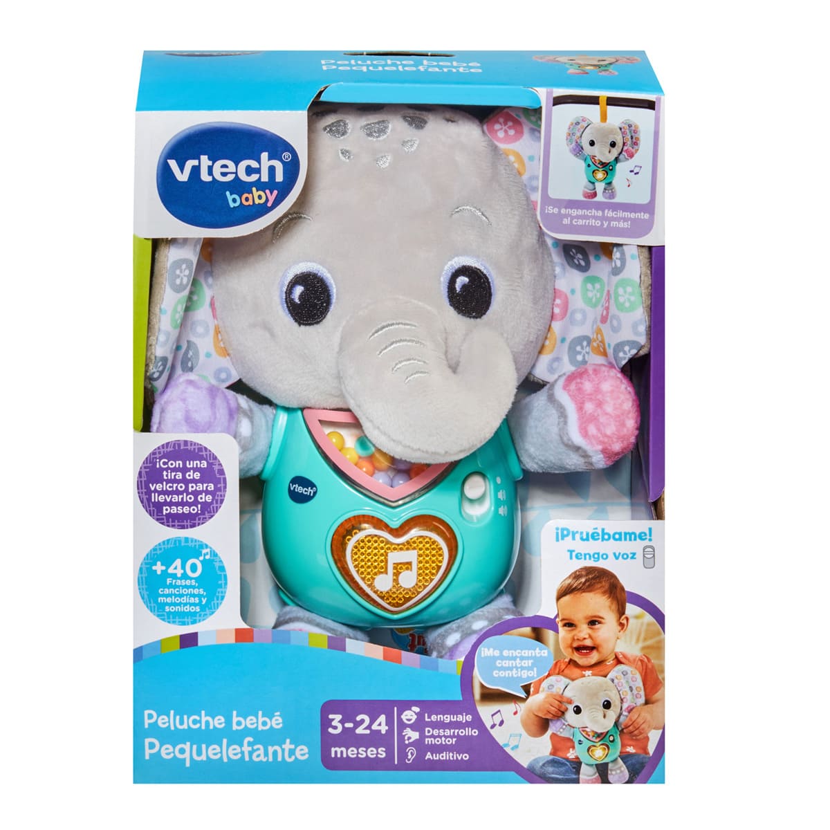 Peluche Beb&eacute; Pequelefante Vtech image number null