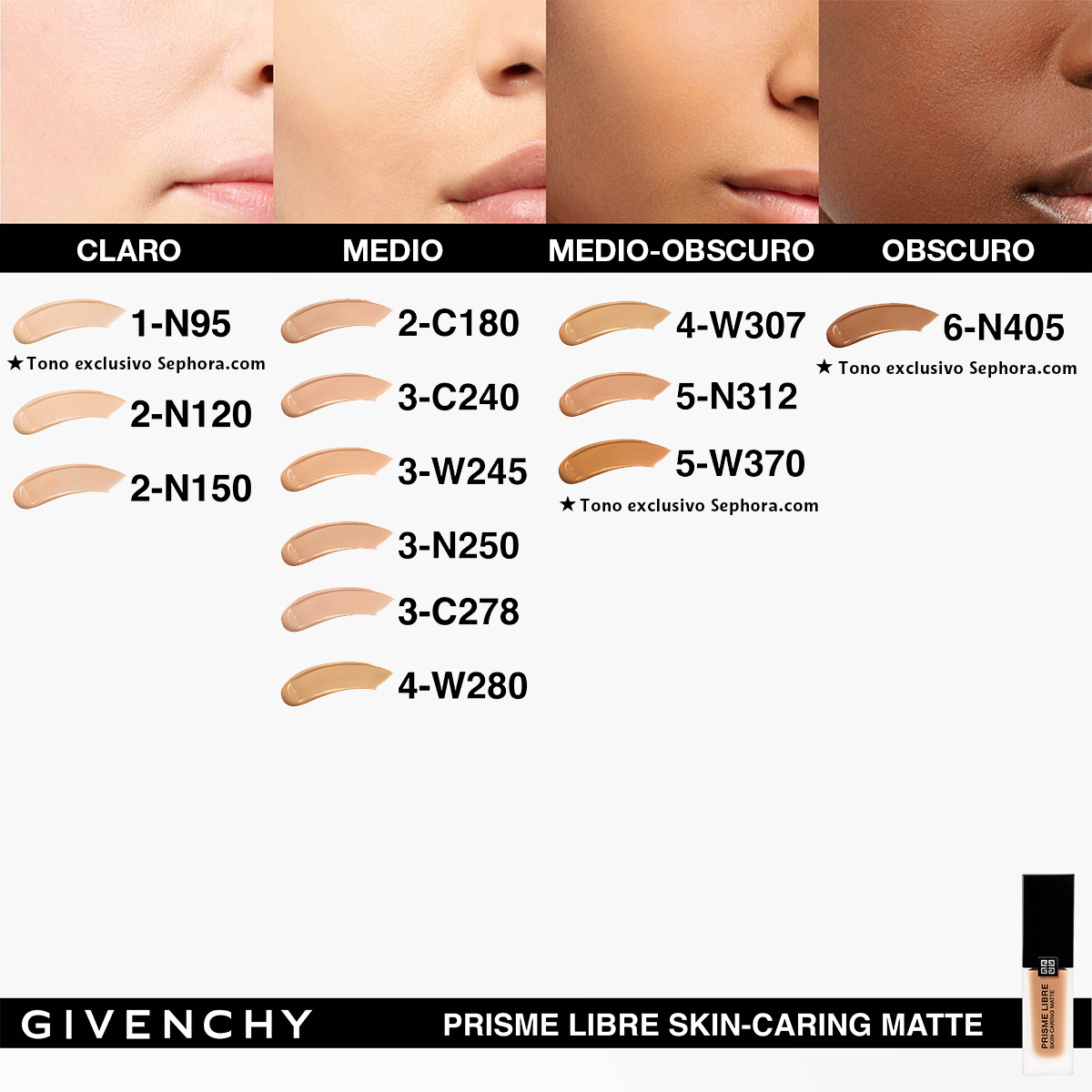 Base de maquillaje l&iacute;quida matificante Givenchy Prisme 24 horas de duraci&oacute;n. 3-W245 image number null