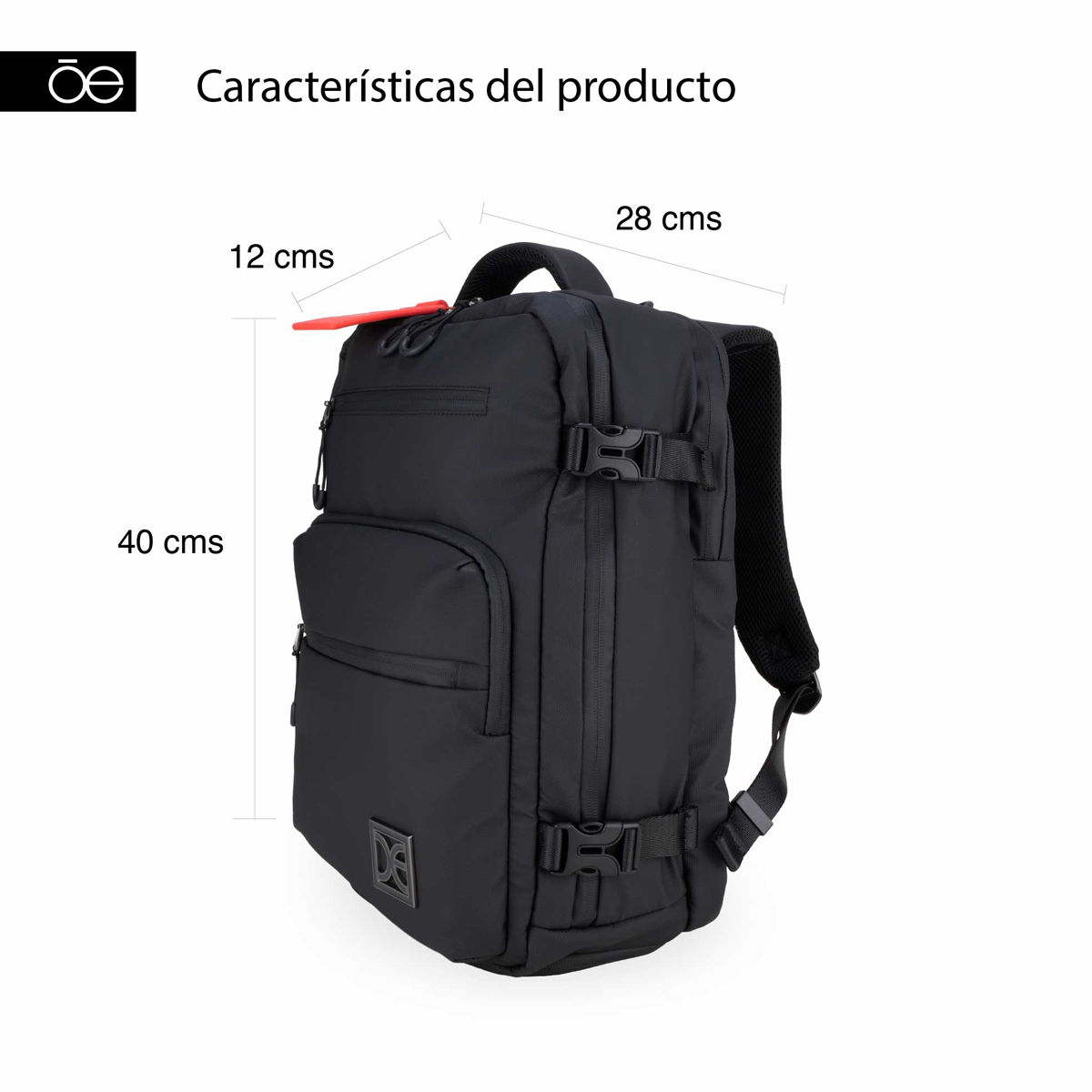 BackPack PortaLap SS 2EQCO26831NEG Negro Cloe image number null