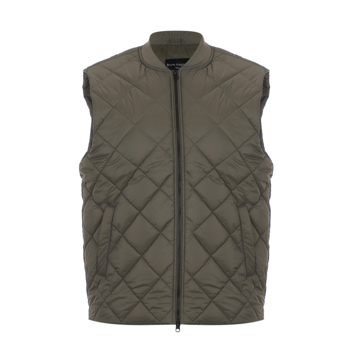 Chaleco Capitonado de Rombos Bruno Magnani para Hombre Plus image number null