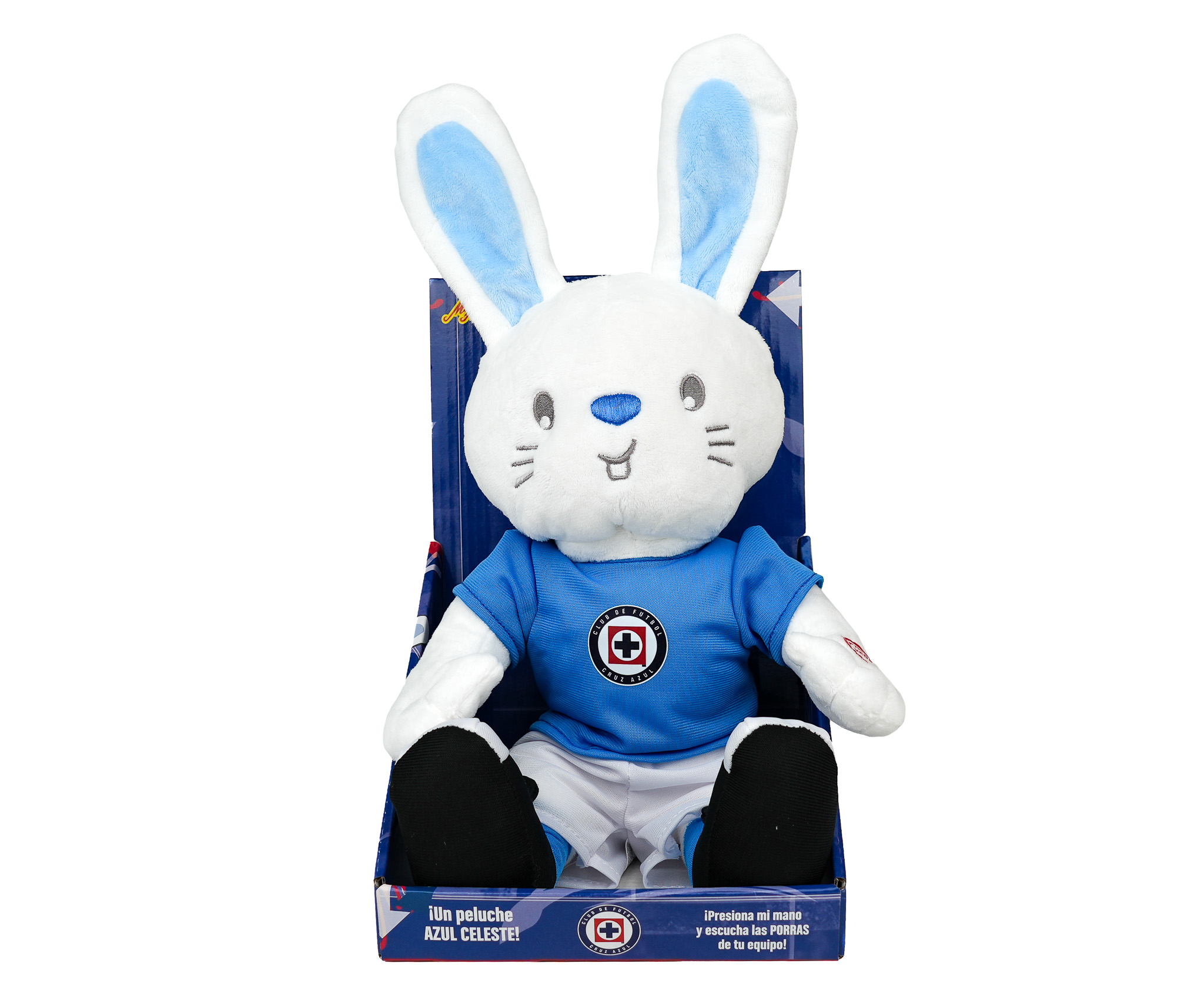 Peluche Mascota de Futbol Cruz Azul con Sonido Mi Alegr&iacute;a image number null