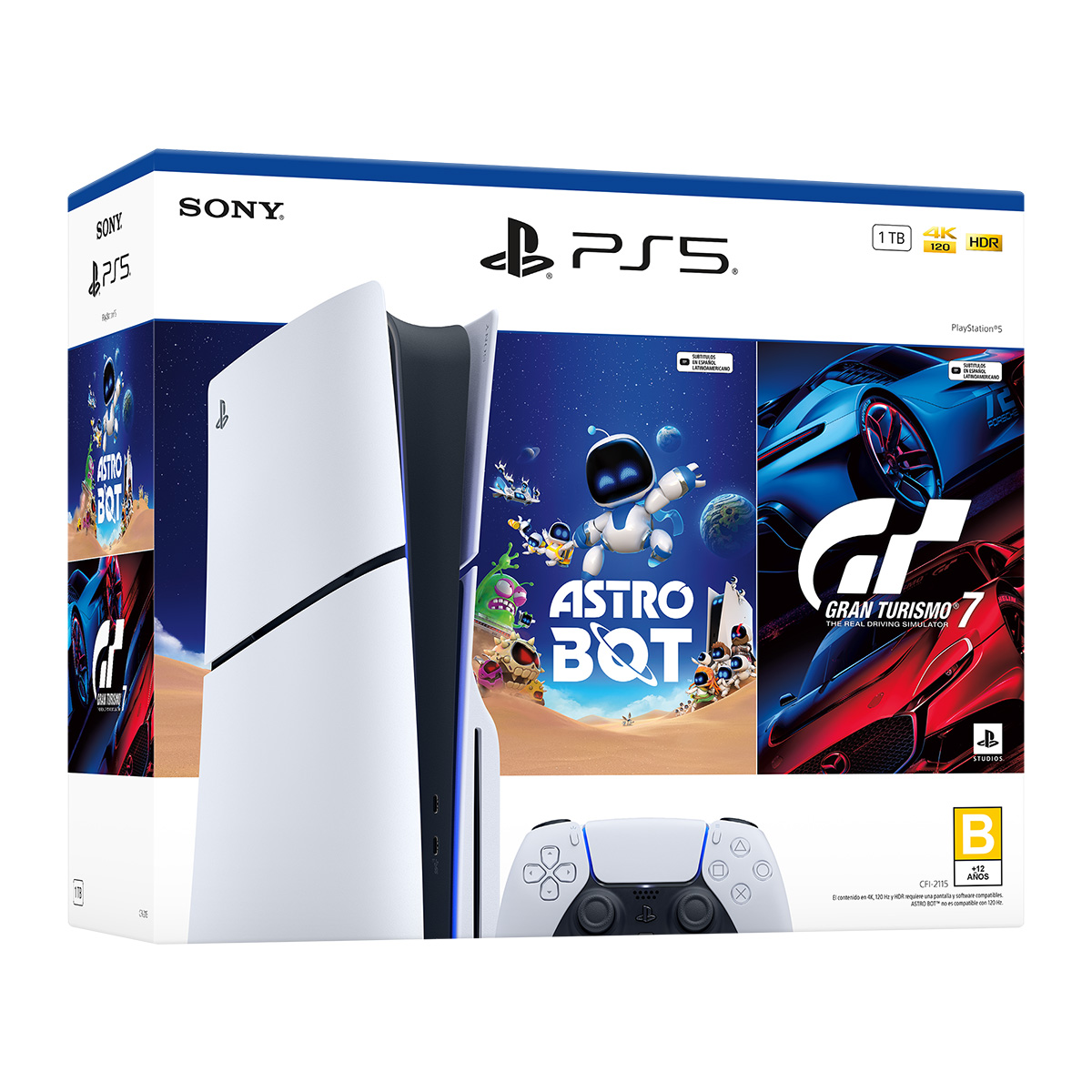 Kit Consola PlayStation&reg;5 de 1TB: ASTROBOT y Gran Turismo7 image number null