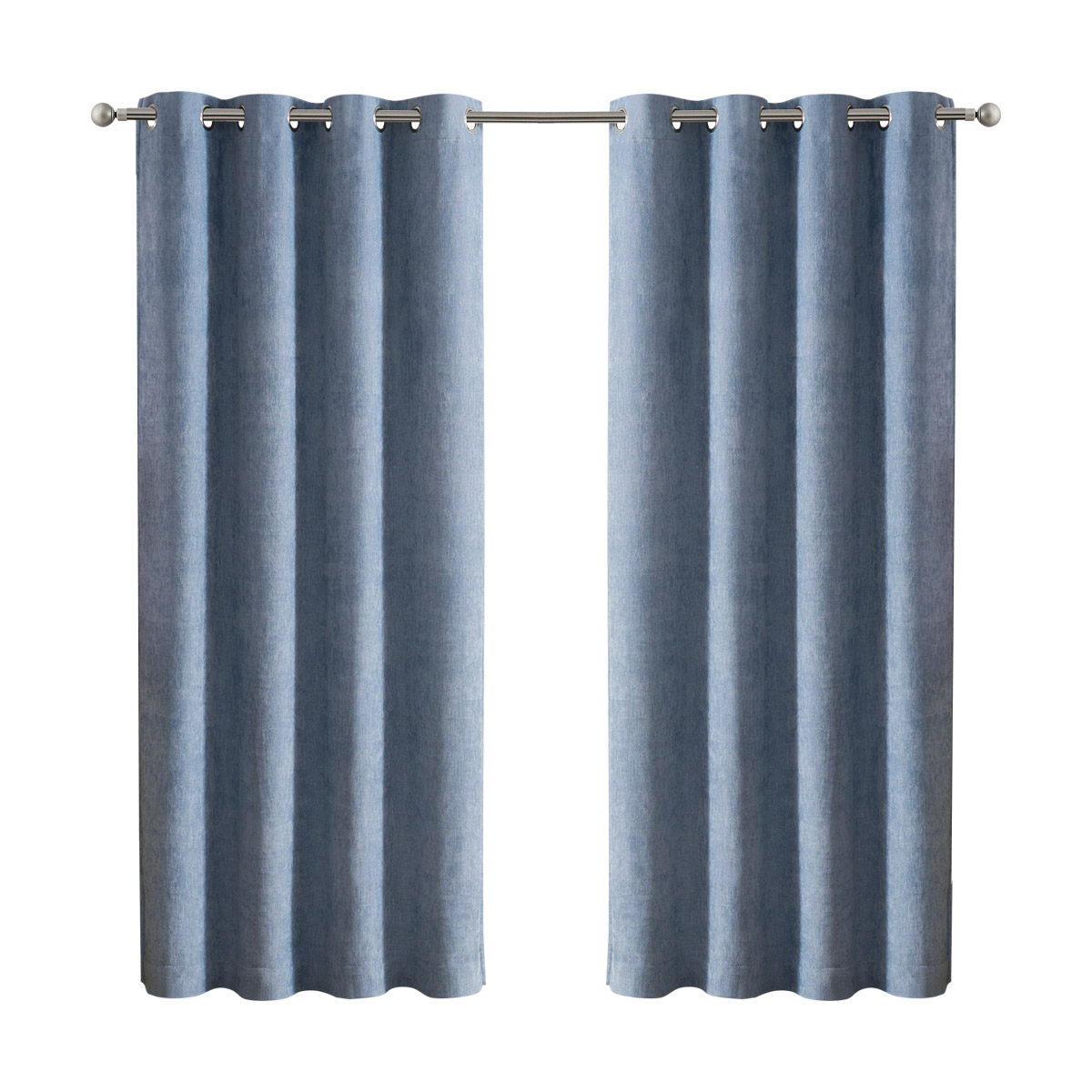 Cortinas Vh 2 Paneles Bo Clinton 130x213cm Marr&oacute;n image number null