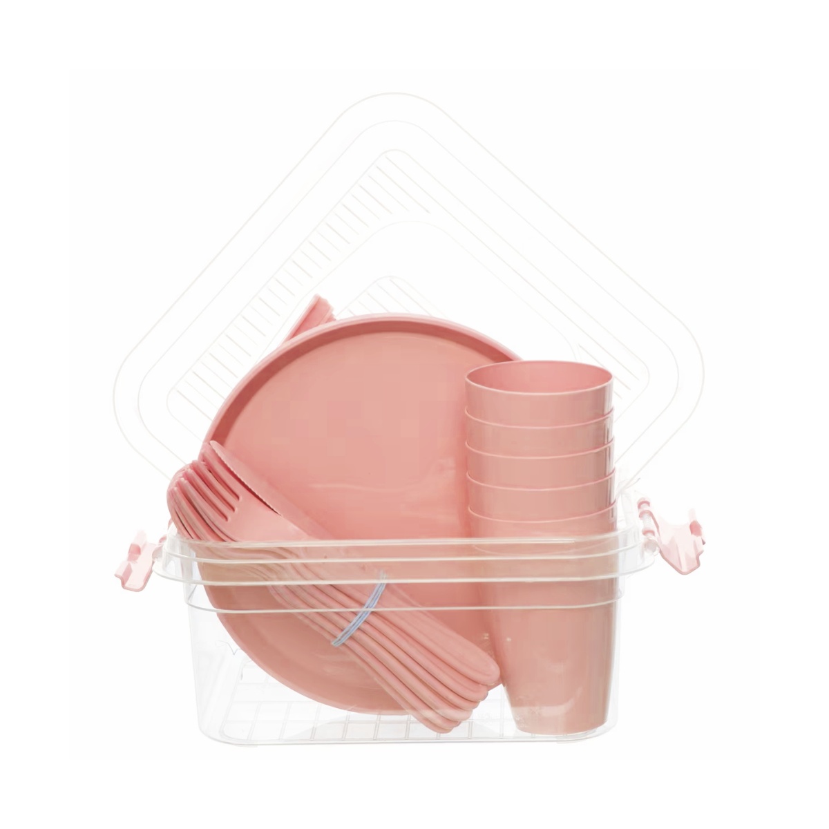 Set PicNic My Box 31 Pzas P6 Personas Rosa Gondol image number null