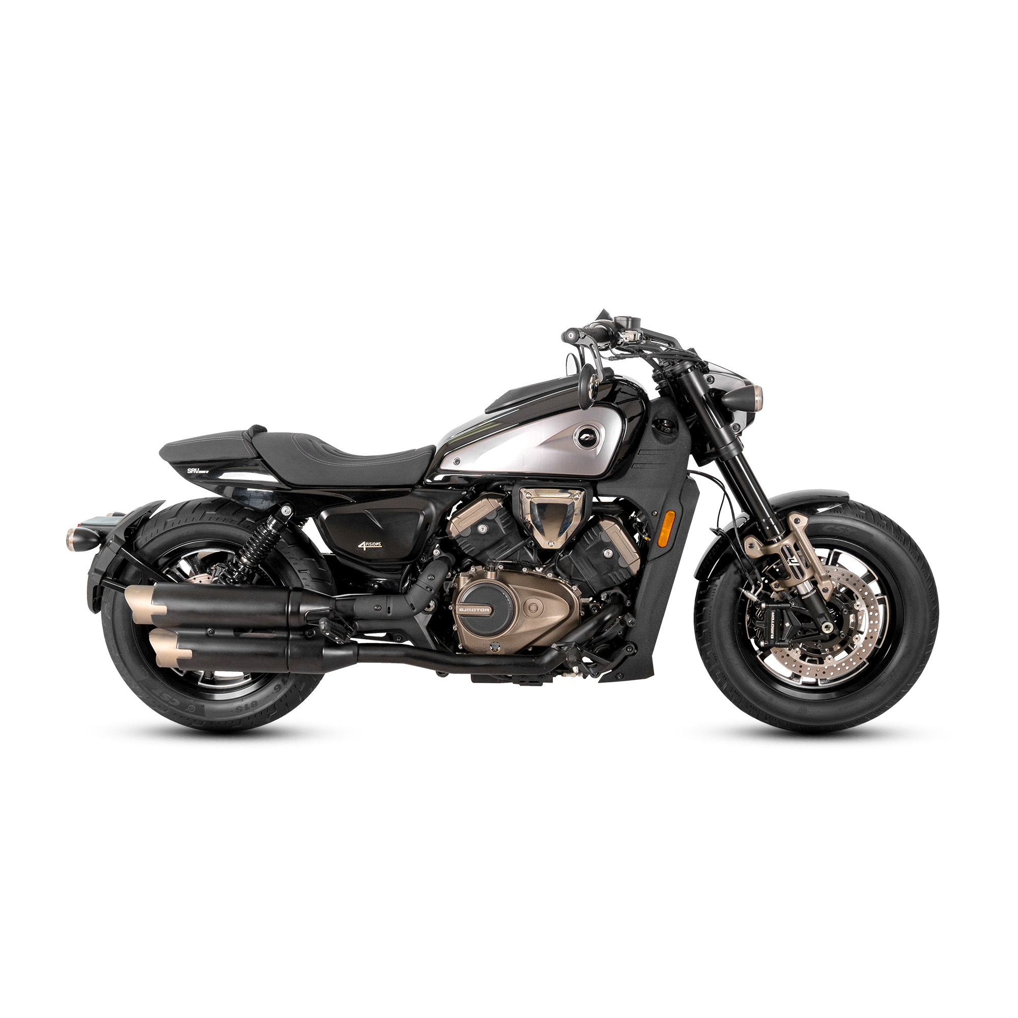 Motocicleta Qjmotor Srv 600 V Negro 2026 image number null