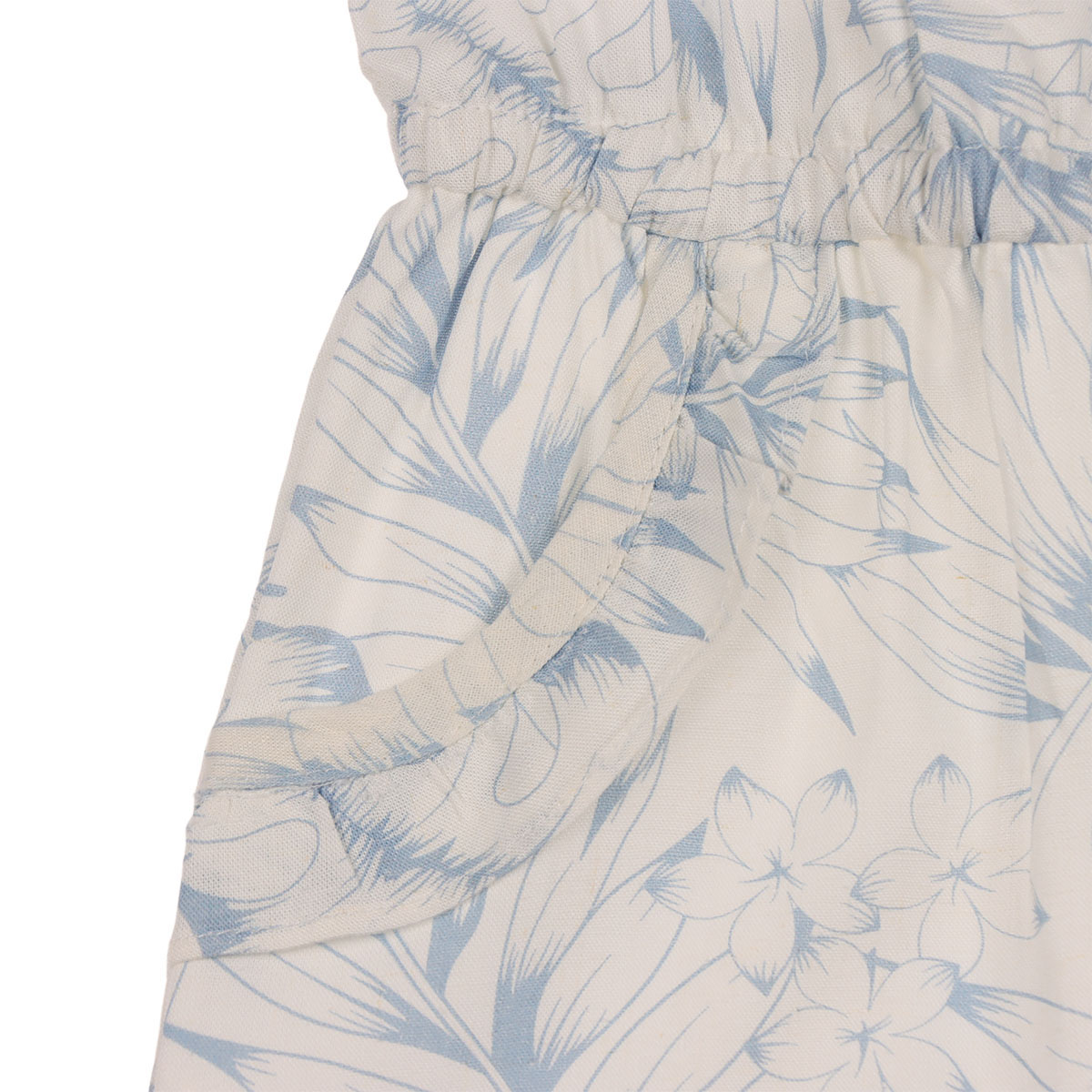 Romper Estampado Hojas con Volantes Casual JEANIOUS para Beb&eacute; Ni&ntilde;a image number null