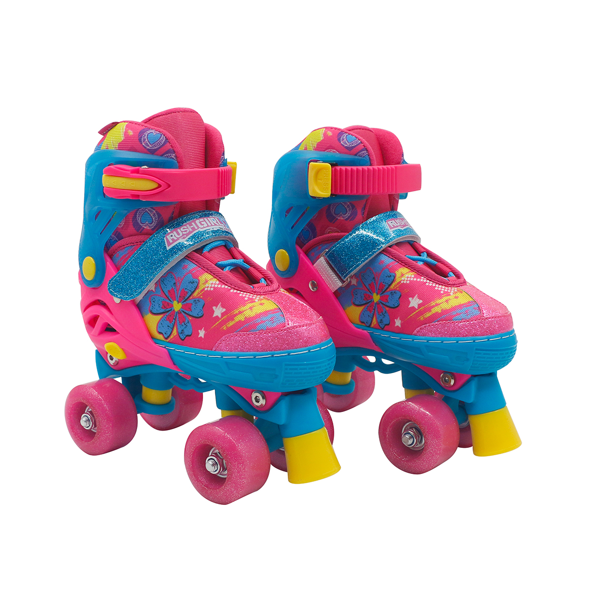 Patines 4 Ruedas Ajustables Quad Rush Girl Flying Wheel image number null