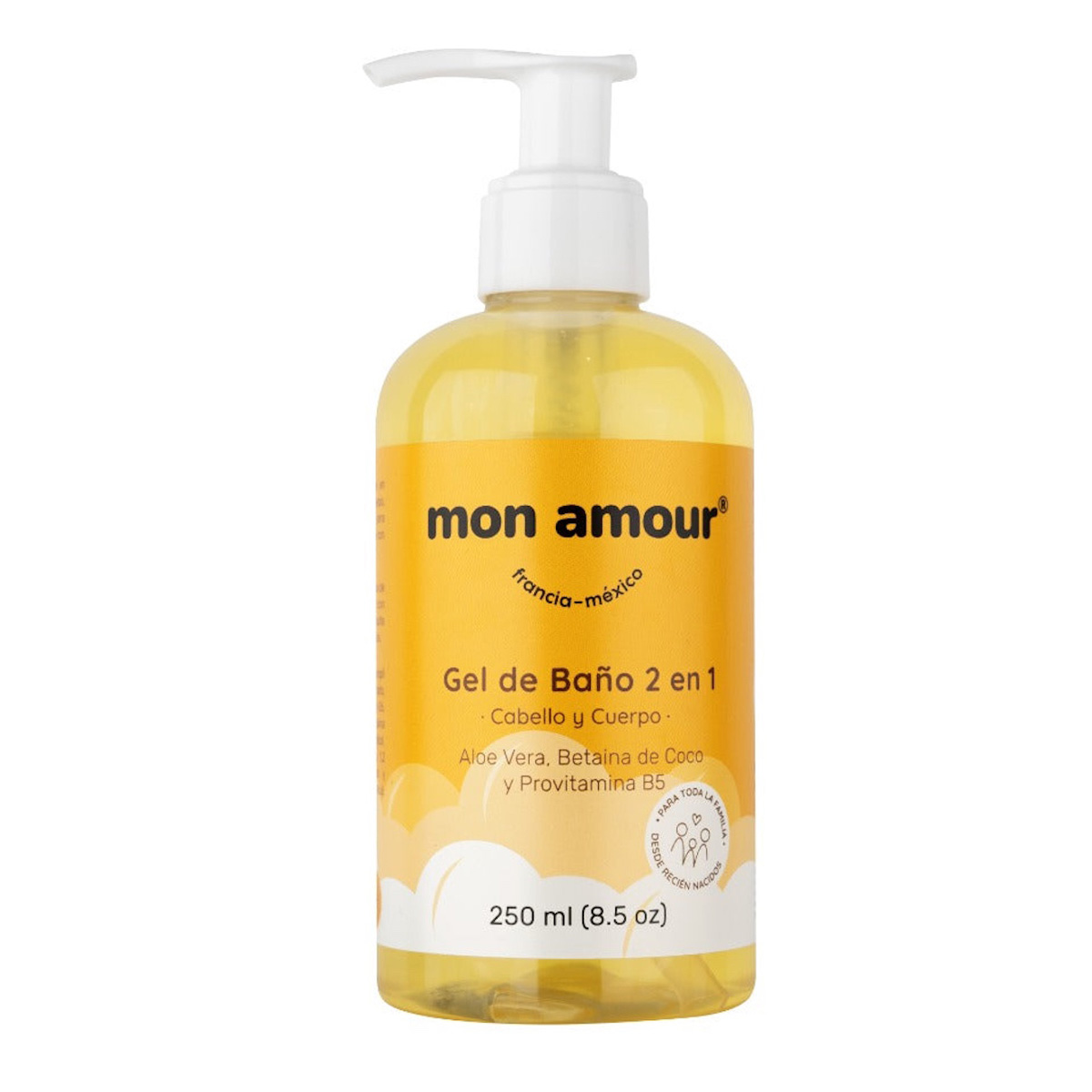 Gel de Ba&ntilde;o Mon Amour 2 en 1 250 ml image number null