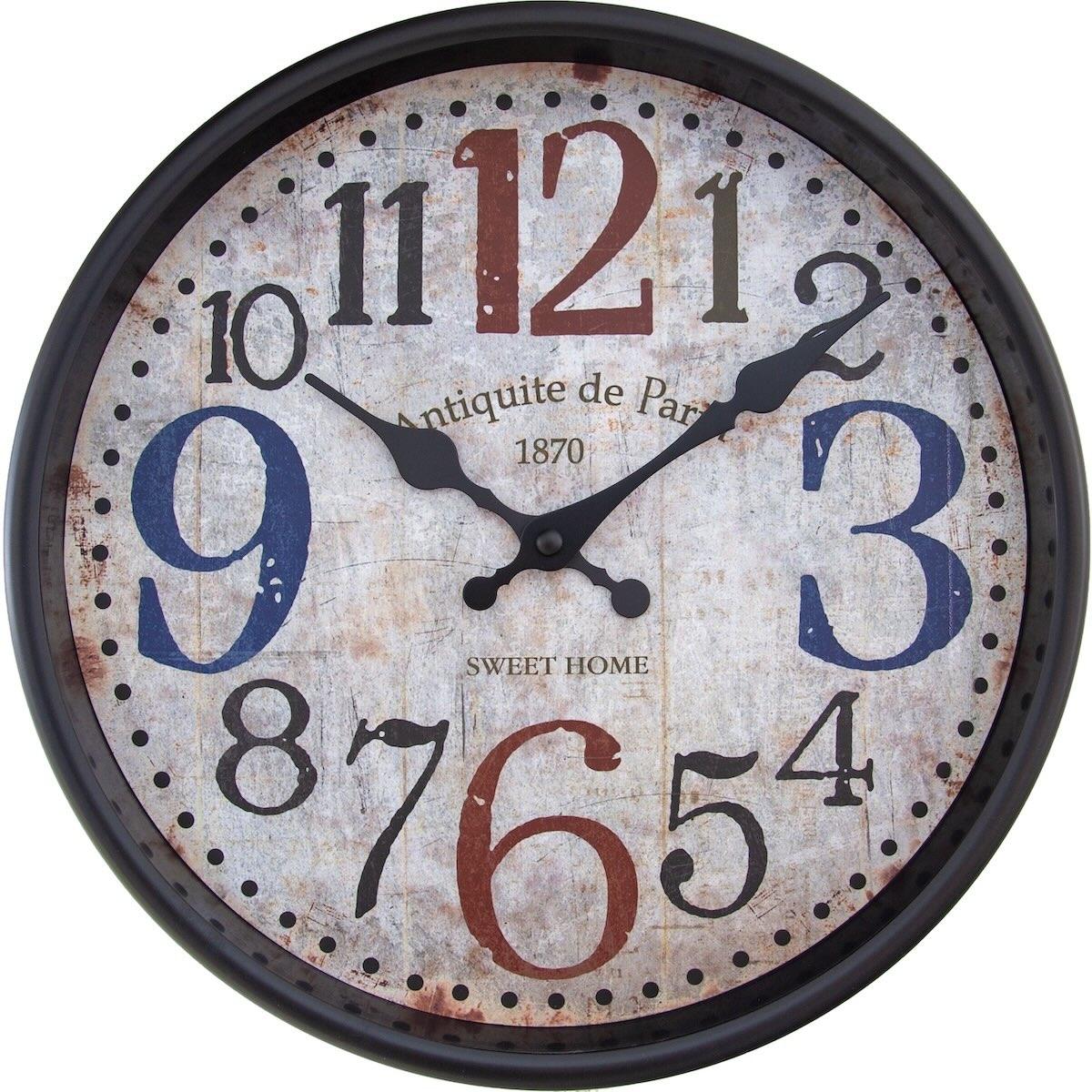 Reloj 90674 Pl&aacute;stico 30 Cm Negro NEXTIME image number null
