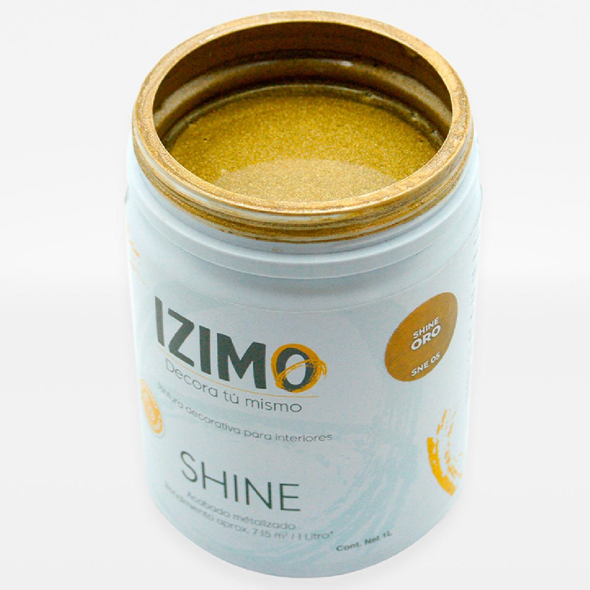 Pintura Texturizada Shine Oro IZIMO image number null