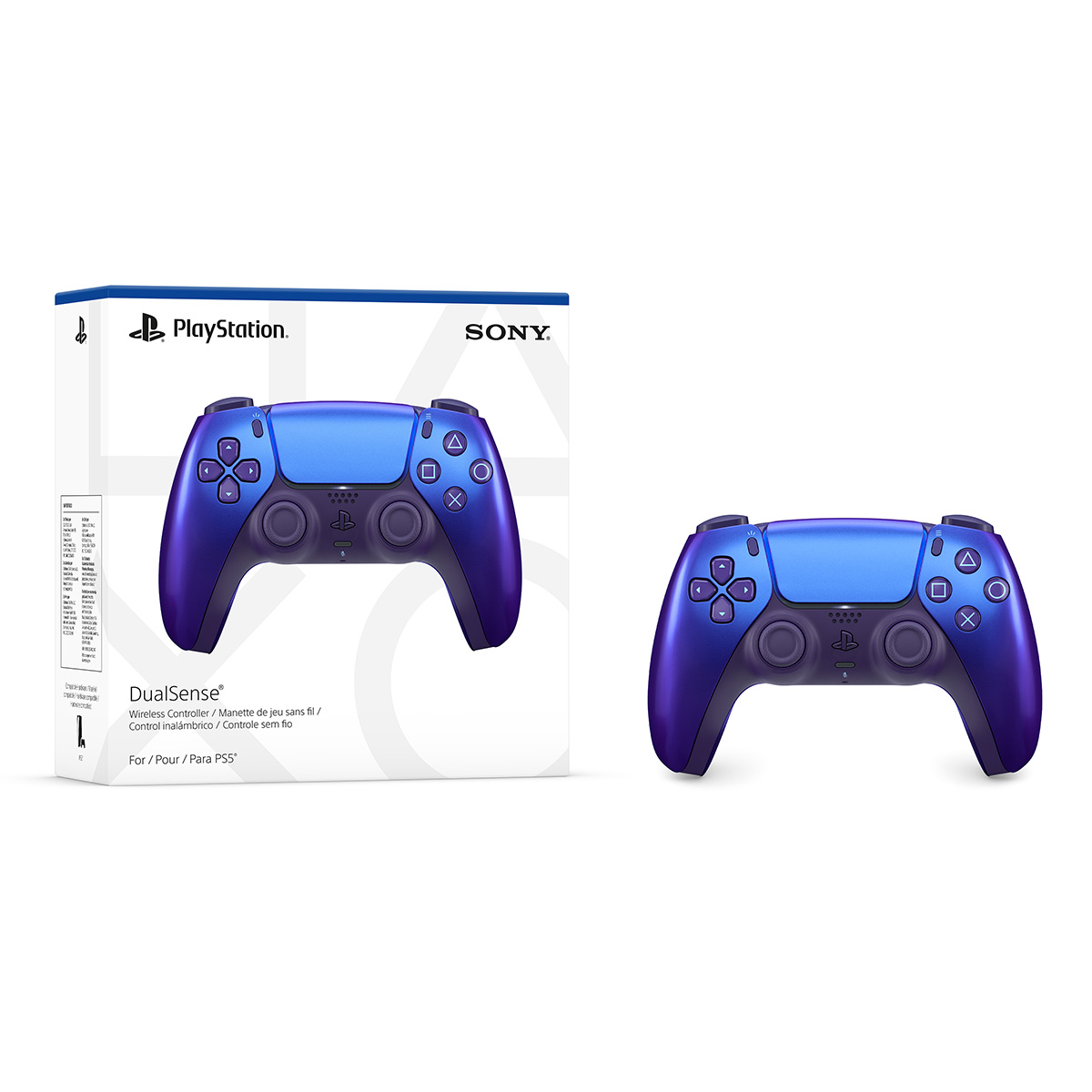 Control Inal&aacute;mbrico Dualsense Indigo para Playstation 5 image number null