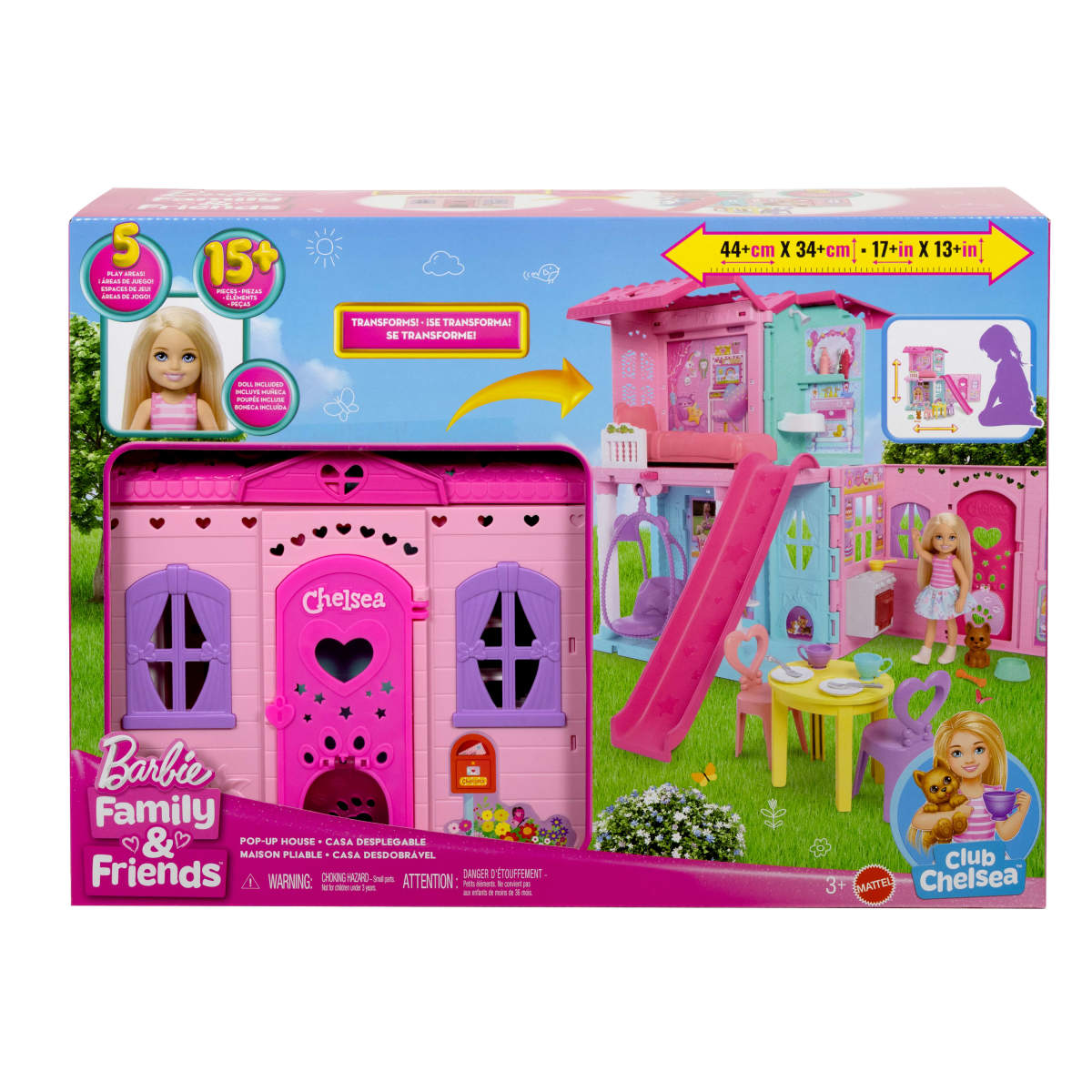 Casa de Mu&ntilde;ecas Barbie Transformable De Chelsea image number null