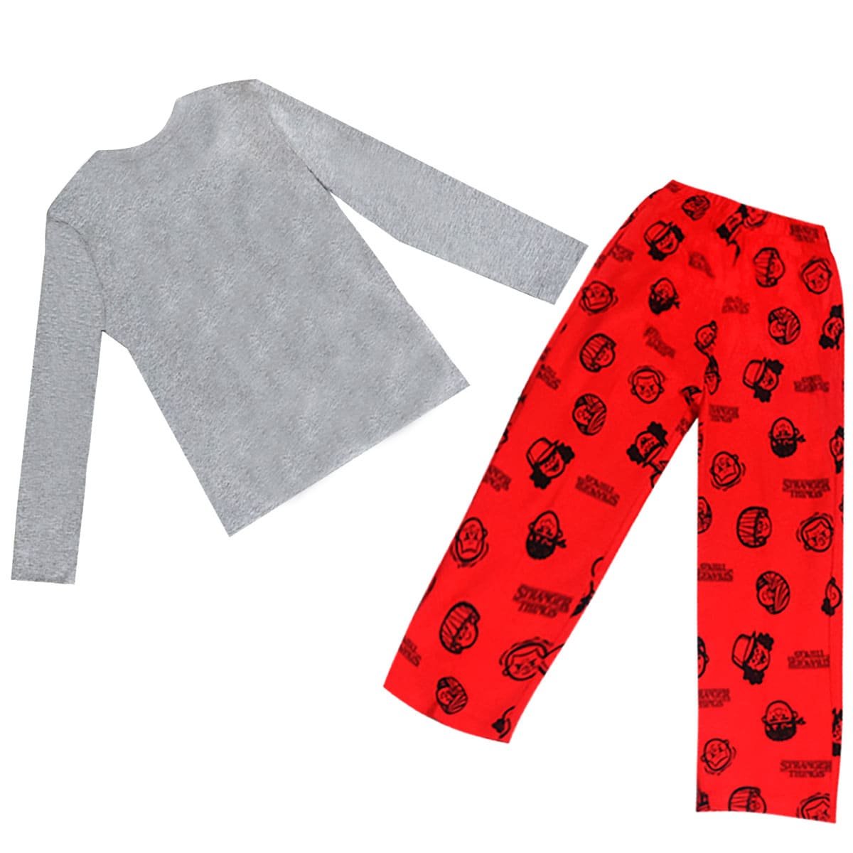 Pijama de Playera Manga Larga y Pantal&oacute;n con Dise&ntilde;o Stranger Things para Ni&ntilde;o image number null