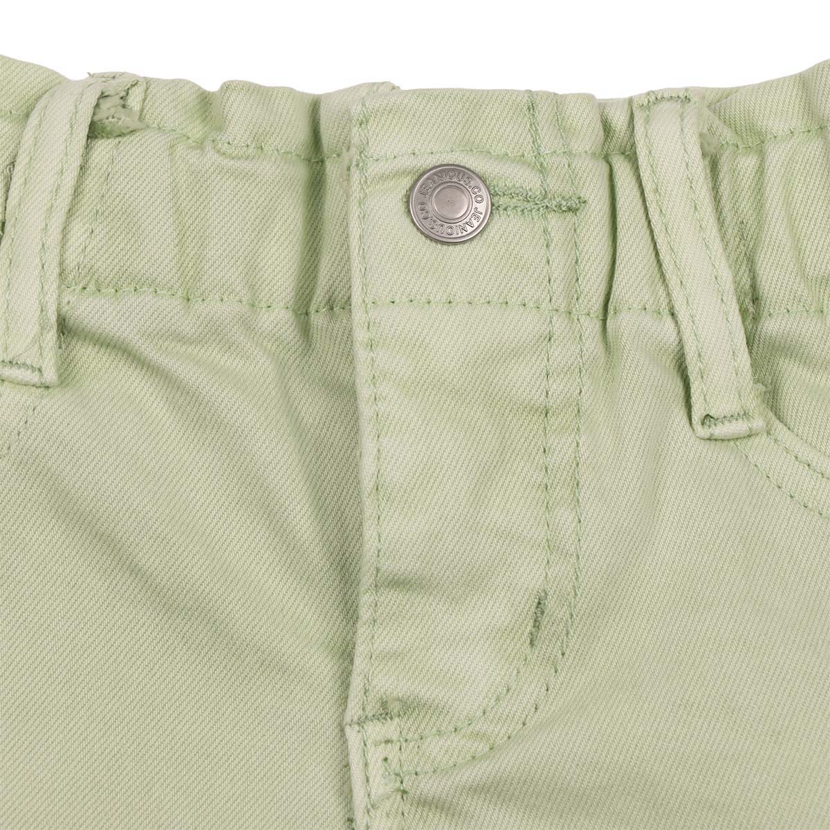Short El&aacute;stico de Algod&oacute;n C&oacute;modo Casual JEANIOUS para Beb&eacute; Ni&ntilde;a image number null