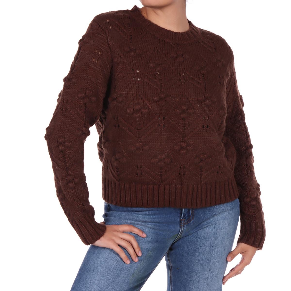 Su&eacute;ter Tejido de Chenille Arqueology para Mujer image number null