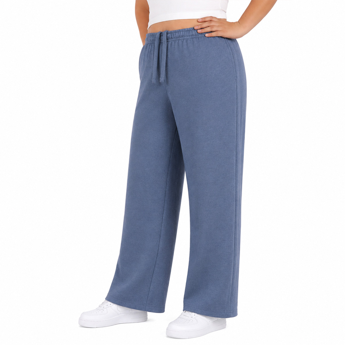 Pants French Terry Resorte en Cintura Jeanious para Mujer Curvy image number null