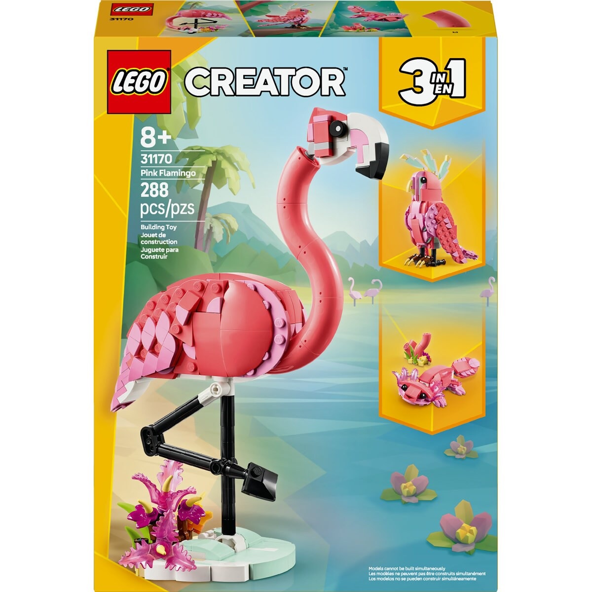 LEGO&reg; Creator 3 en 1 Fauna Salvaje Flamingo image number null