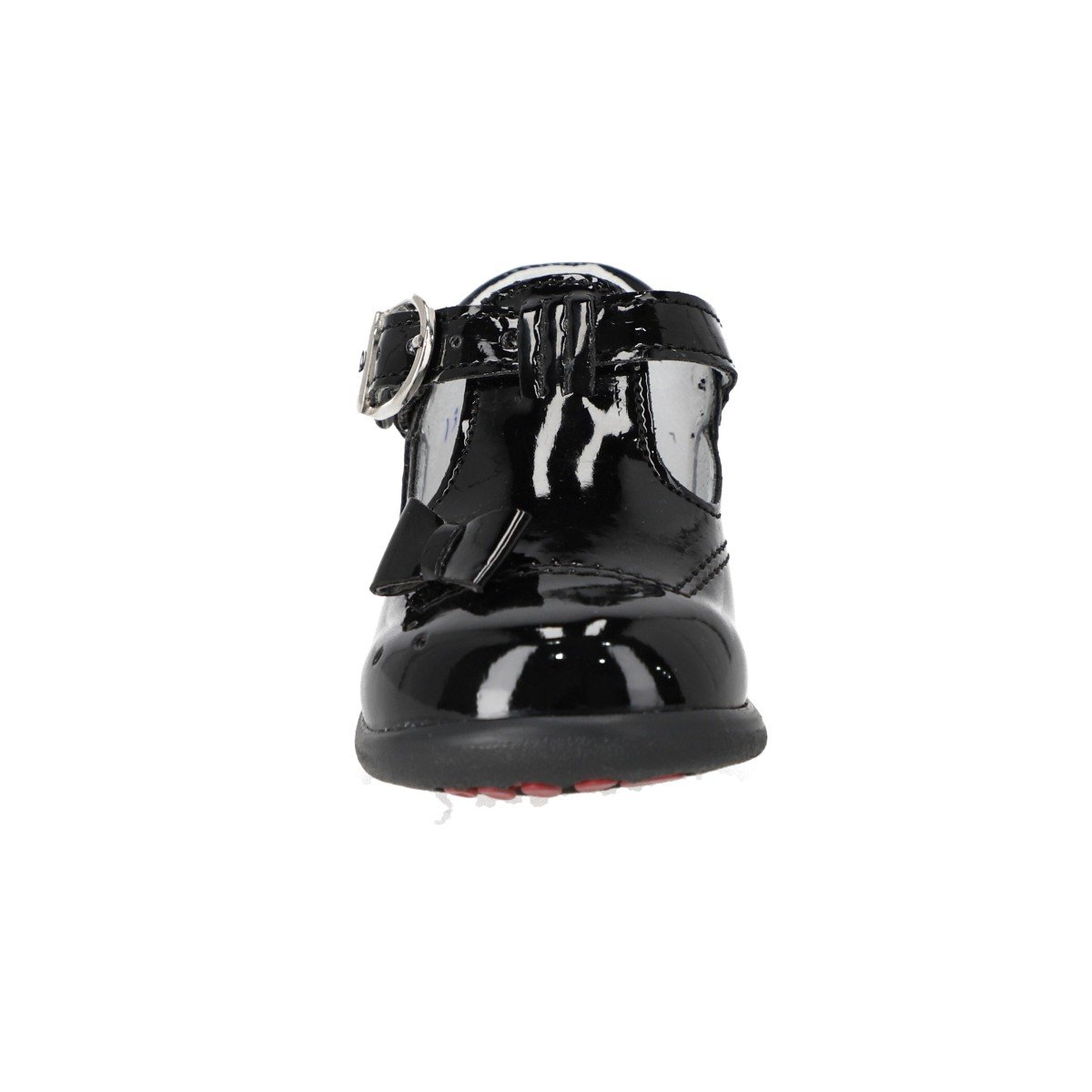 Zapato Traba T en Charol Andanenes Negro Ajuste Hebilla para Beb&eacute; Ni&ntilde;a image number null