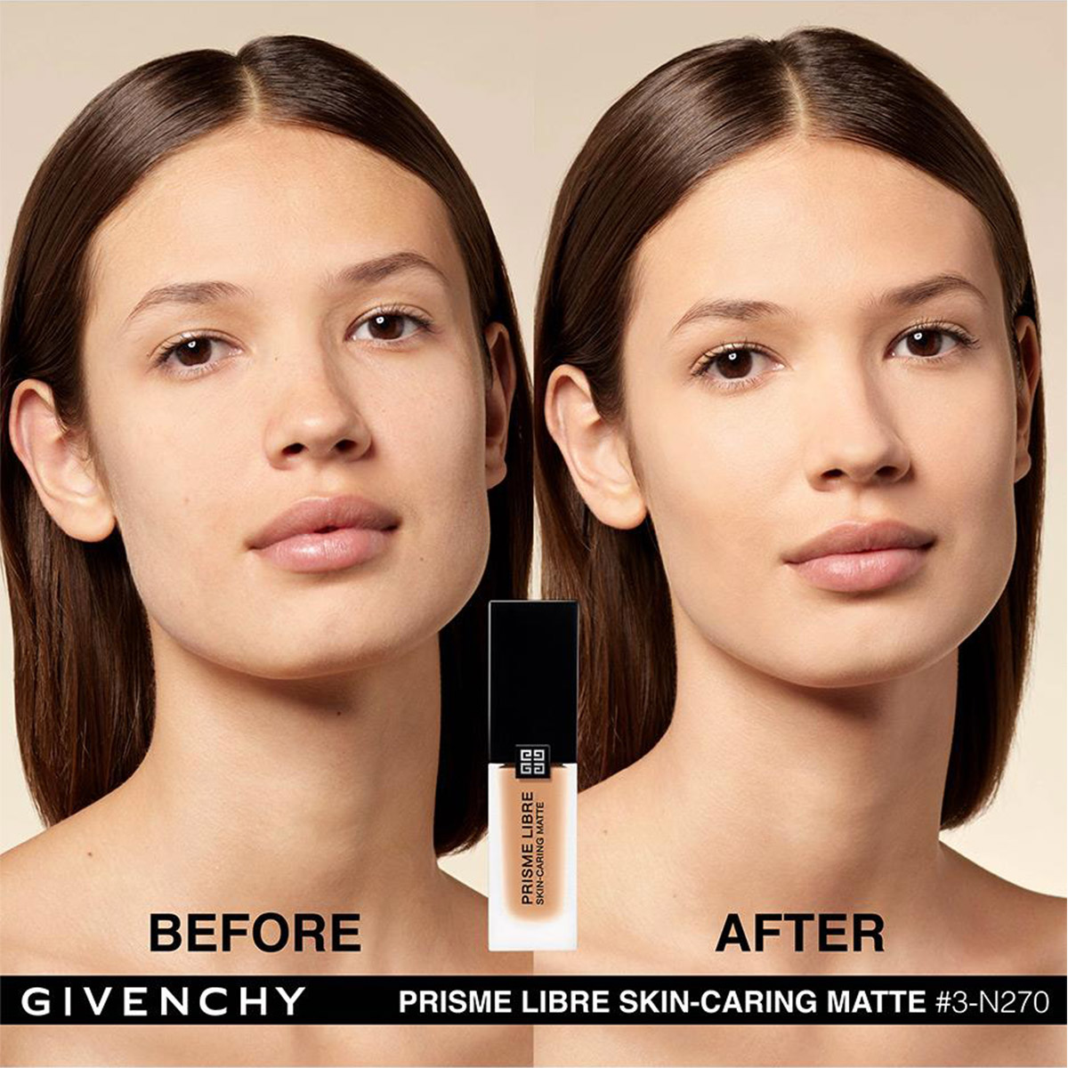 Base de maquillaje l&iacute;quida matificante Givenchy Prisme 24 horas de duraci&oacute;n. 3-N270 image number null