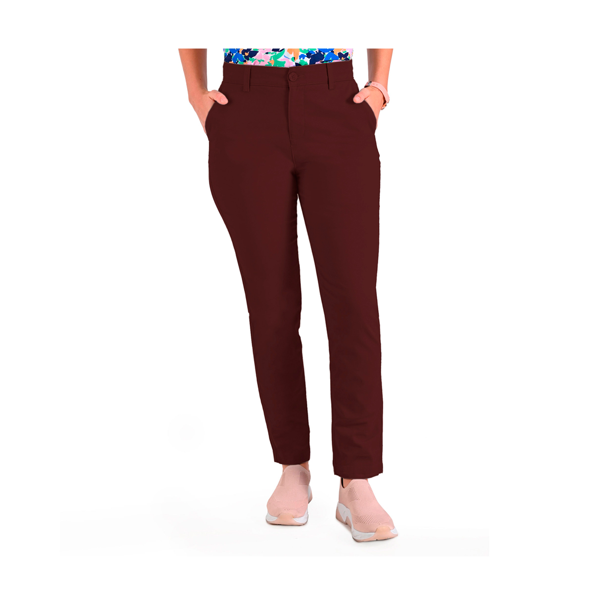 Pantal&oacute;n Casual Sin Pinza Slim Supply Para Mujer Casual image number null
