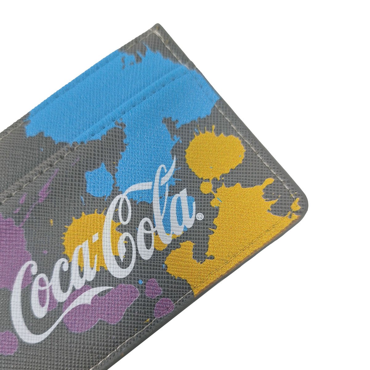 Tarjetero con Dise&ntilde;o Pintura Coca Cola para Hombre image number null