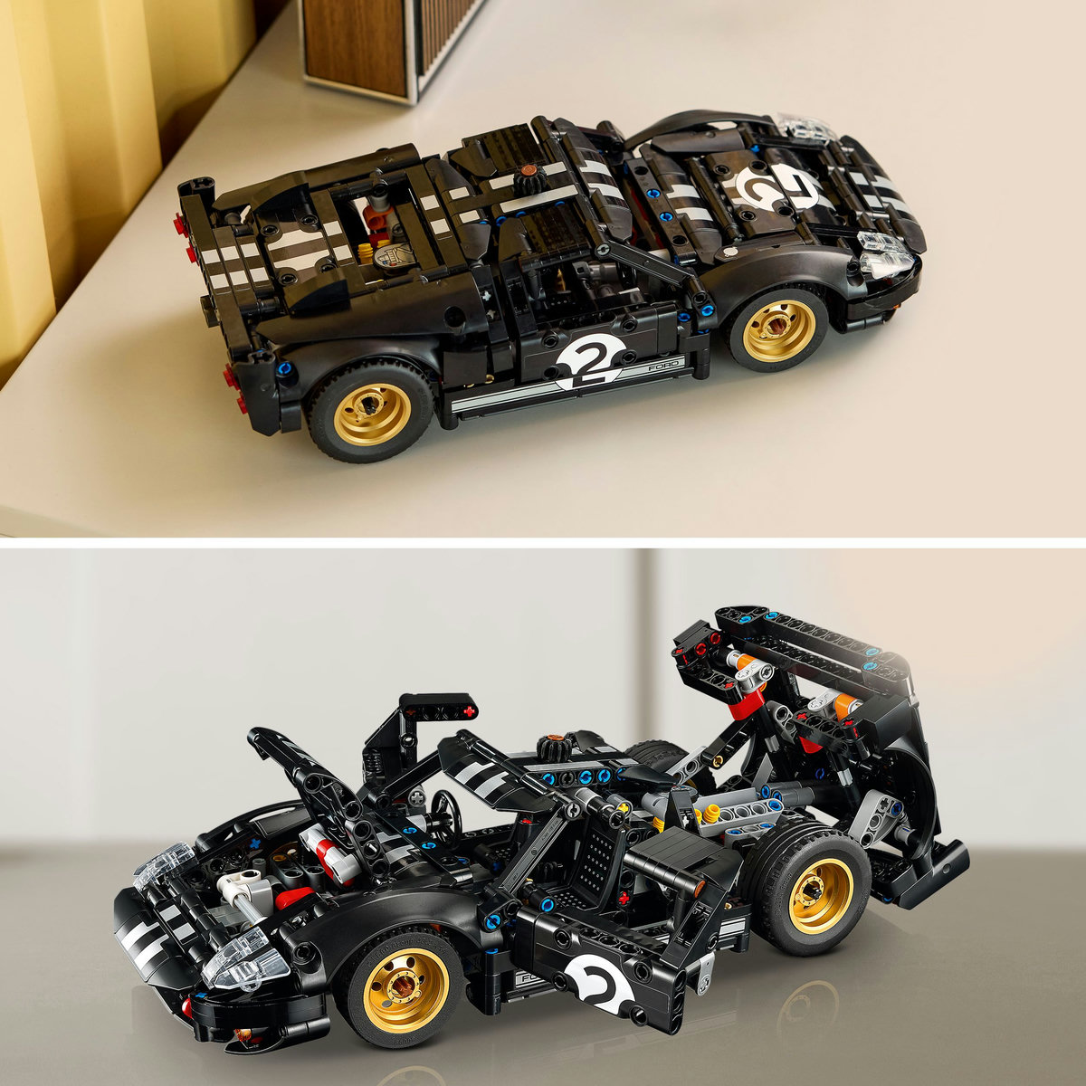 Lego&reg; Technic&trade; Auto De Carreras Ford Gt40 Mkii De 1966 - 42223 image number null