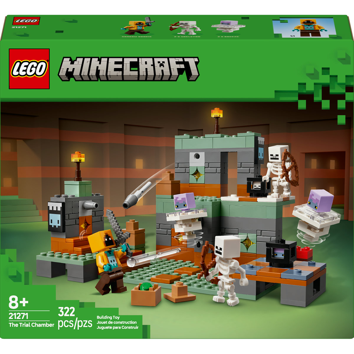 LEGO&reg; Minecraft&reg; La C&aacute;mara de Desaf&iacute;o Juguete de Construcci&oacute;n image number null