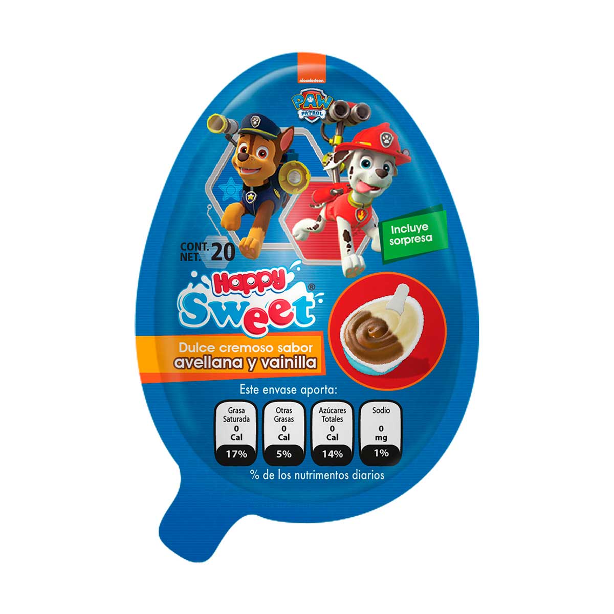 Happy Sweet Huevo Paw Patrol 18 g image number null
