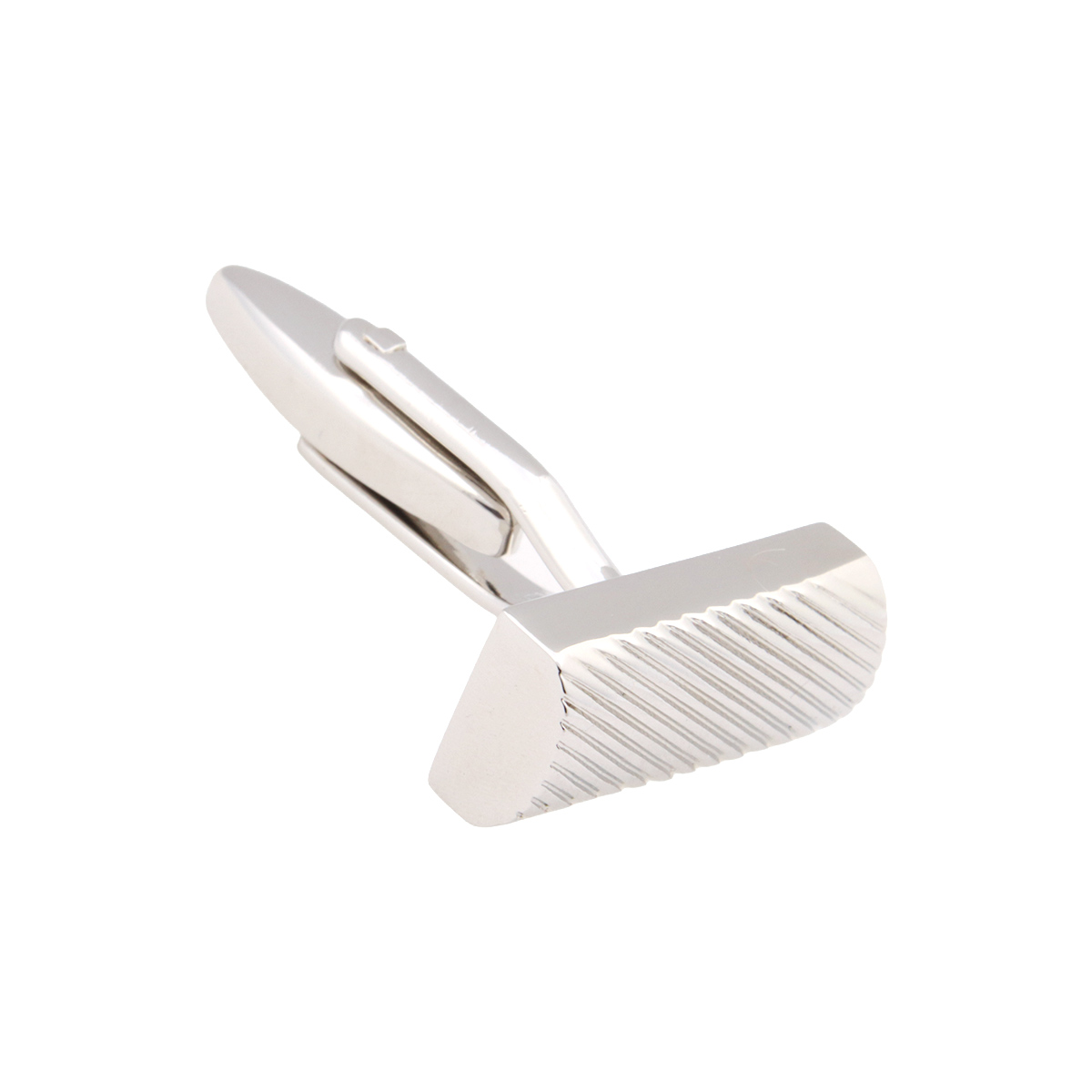 Mancuernillas Plata Dise&ntilde;o Tubular Carlo Corinto para Hombre image number null