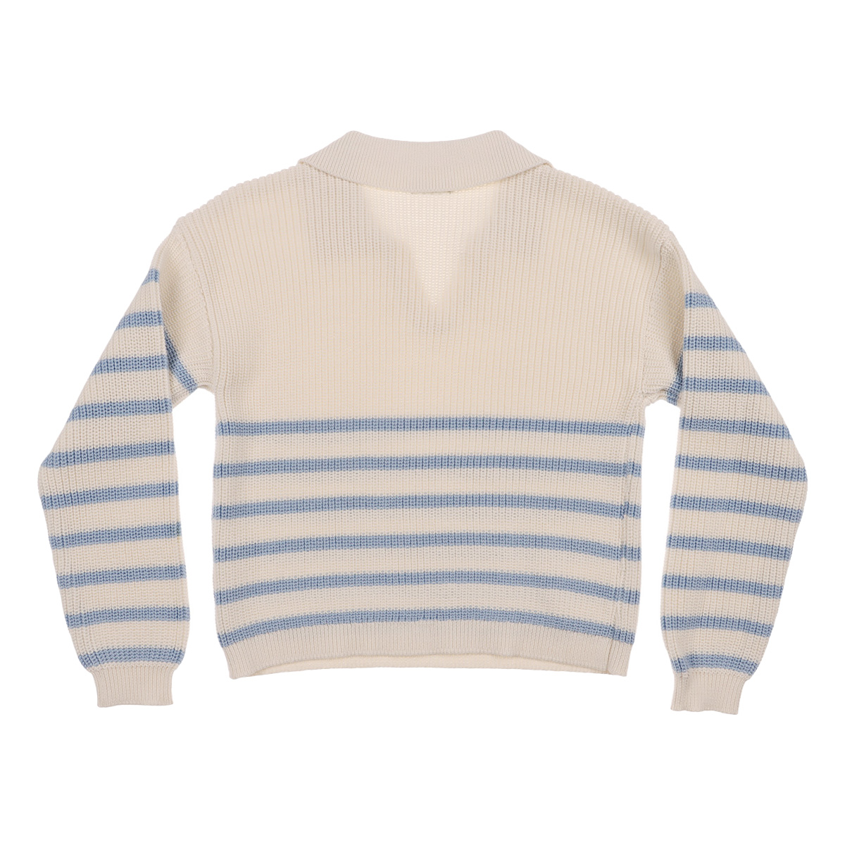 Su&eacute;ter de Punto a Rayas Cuello Camisero Jeanious para Ni&ntilde;o image number null