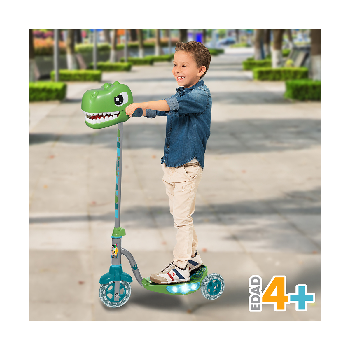 Scooter Con Figura 3D Luces Y Sonidos Flying Wheel image number null