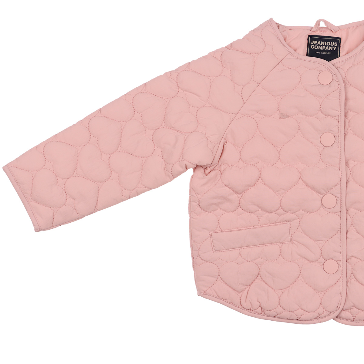 Chamarra Capitonada Corazones Jeanious para Ni&ntilde;a Toddler image number null