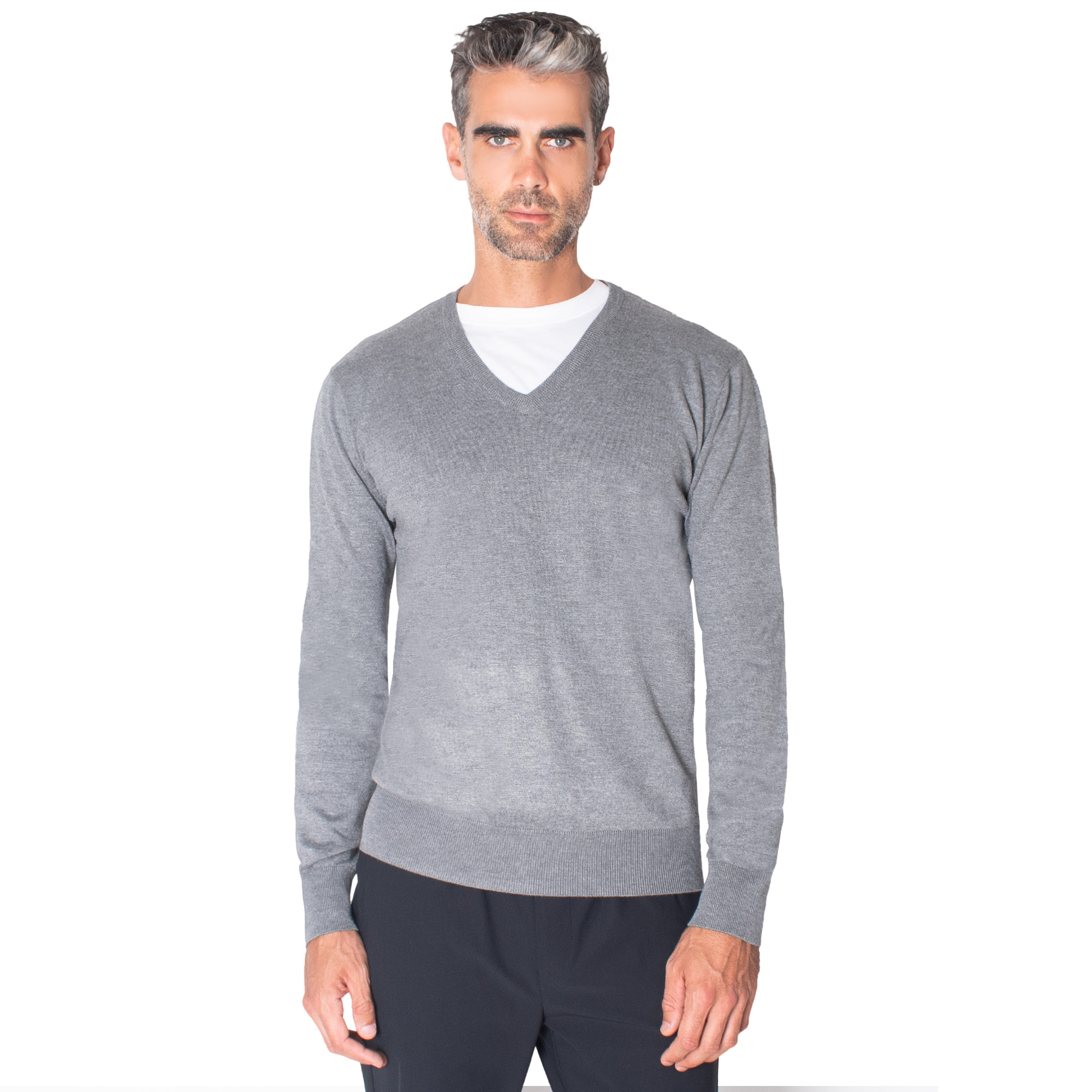 Su&eacute;ter Regular Fit Cuelllo V Generra para Hombre image number null